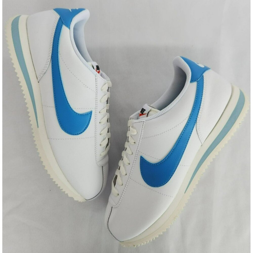 WOMEN'S NIKE CORTEZ WHIITE / SAIL BLUE DN1791-102 SNEAKERS